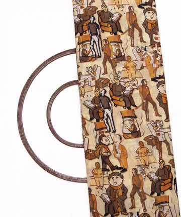 Off White Colour Figure Digital Printed Pure Muslin Fabric